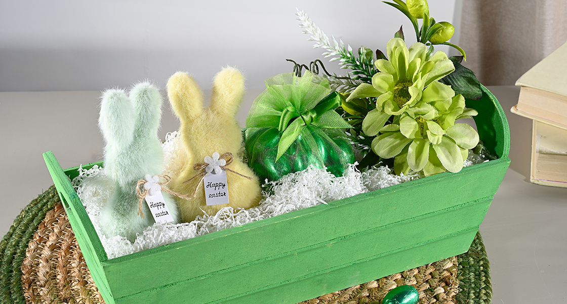 Idea de regalo de canasta de Pascua
