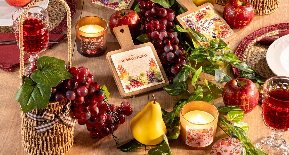 Decoraciones de mesa de otoño