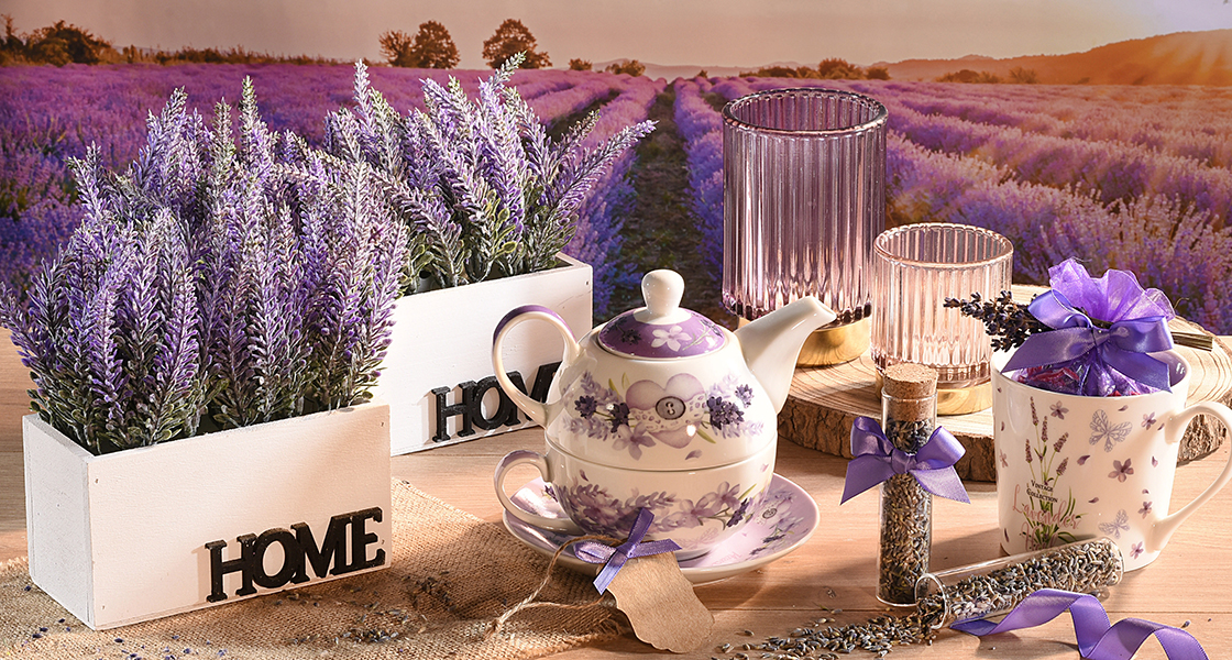 Lavendel-Trend: Düfte ausgestellt
