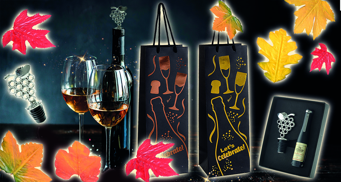 Un commerce de gros sur le thème du vin