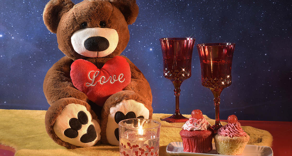 Atmosfere romantiche in vetrina