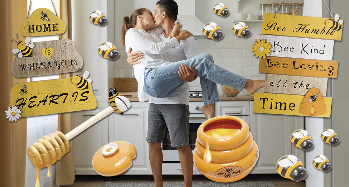 Articoli regalo dolci come il miele