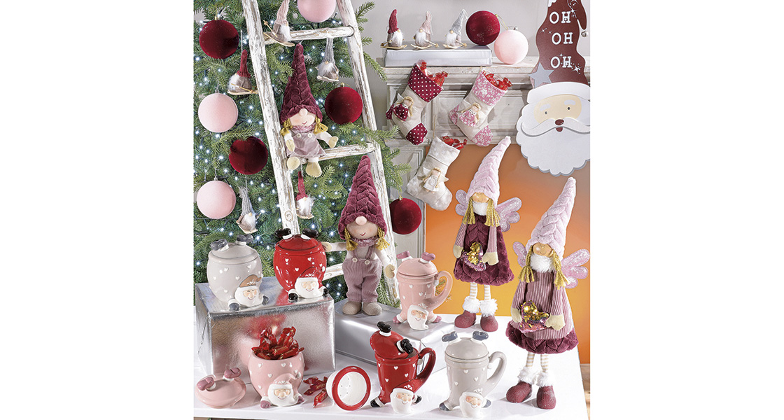 Ingrosso Decorazioni Natalizie.Ingrosso Decori Addobbi Rosa Natale Art From Italy