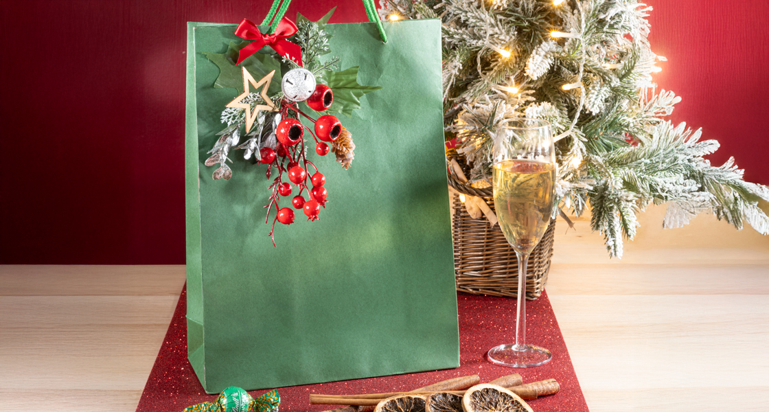 Sobres y bolsas navideñas