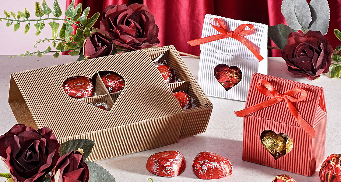 Süße Schachteln, Valentinstagsverpackung