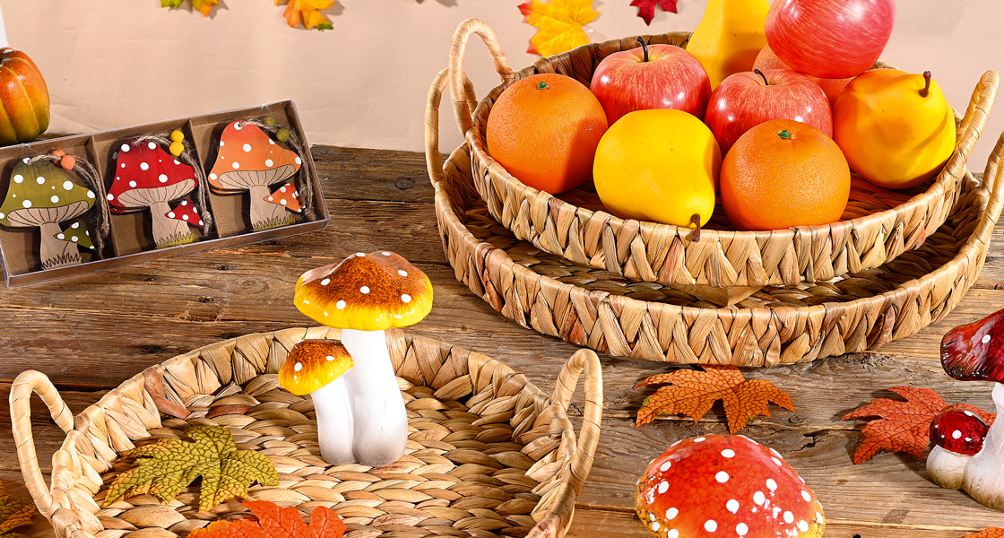 Decoraciones de ventanas de otoño