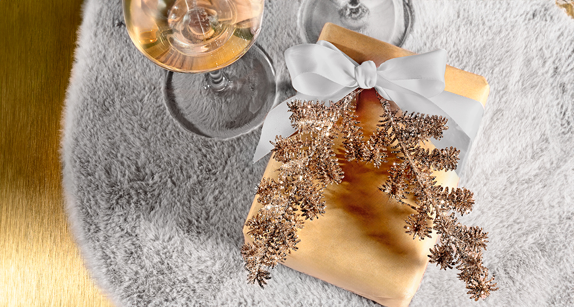 Paquets de Noël en papier kraft