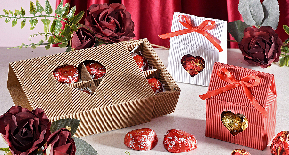 emballage de boîtes à bonbons pour la Saint-Valent