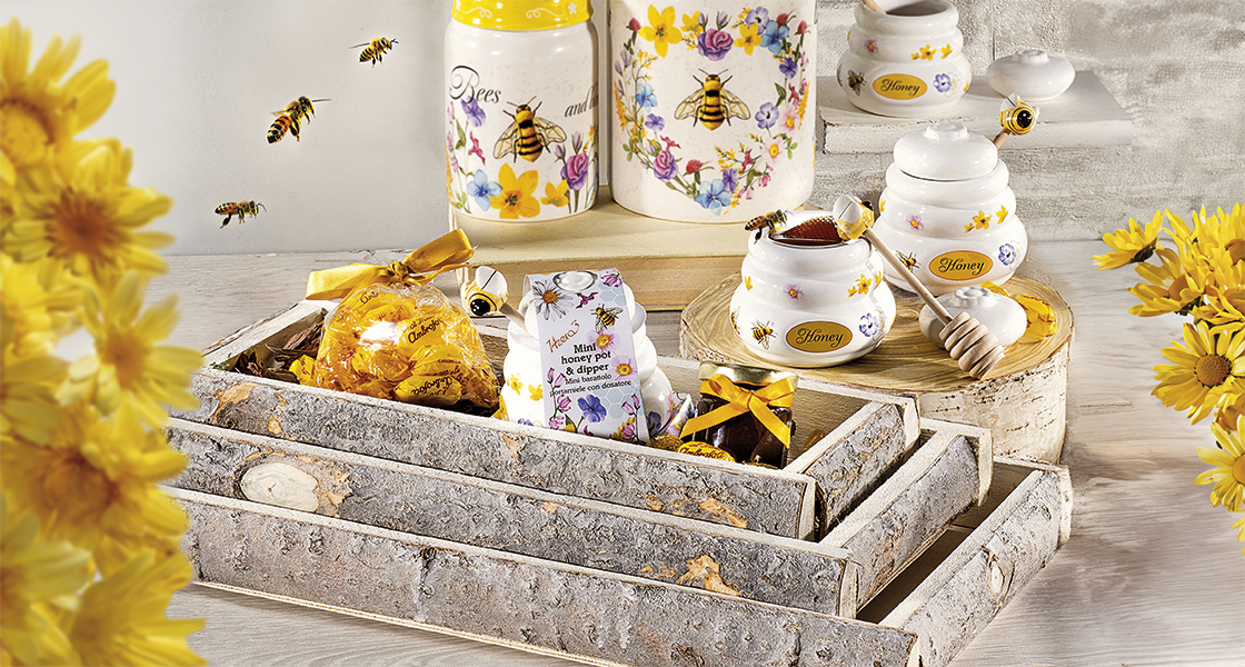 Vente en gros articles cadeaux au miel