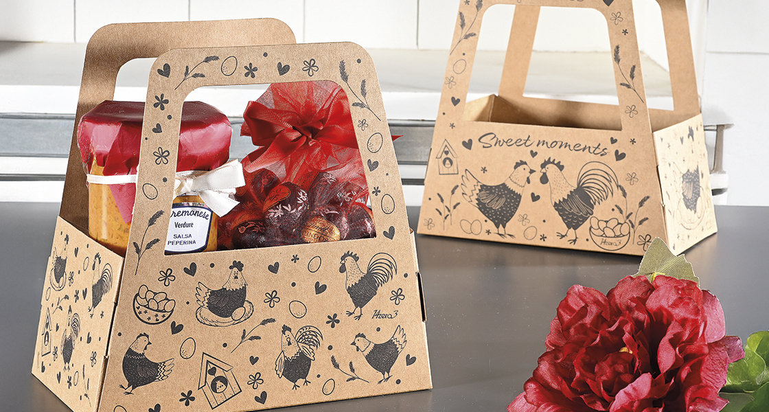 Paniers cadeaux en papier
