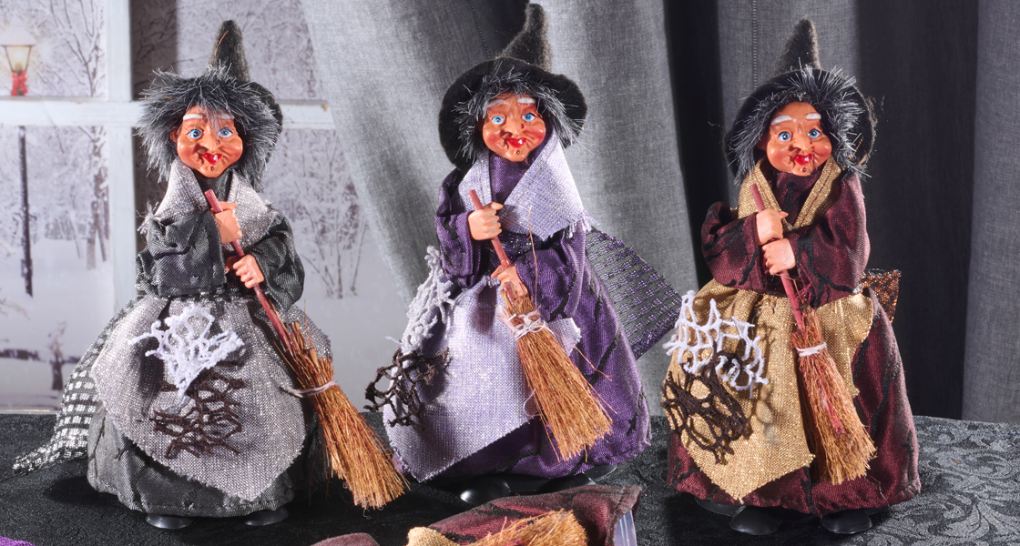 Pequeñas brujas en dulces