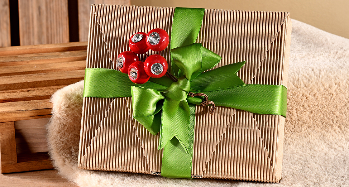 Emballages et colis de Noël