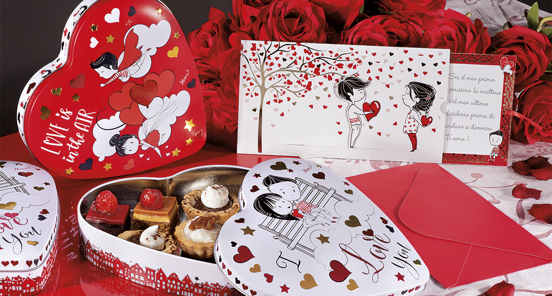 Coffrets sucrés pour la Saint-Valentin