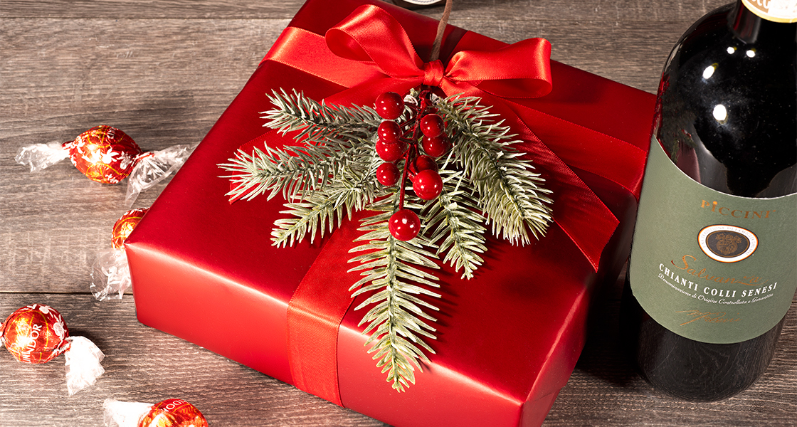 carta regalo di natale nastri accessori