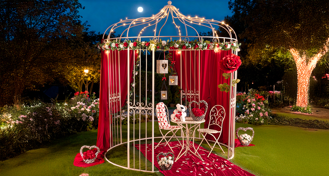 Dehor san valentino romantico