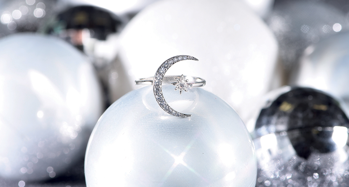anello luna stelle