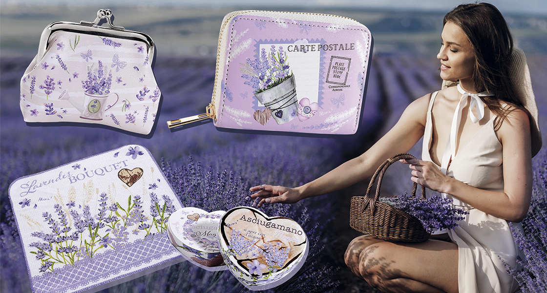articoli regalo a tema lavanda