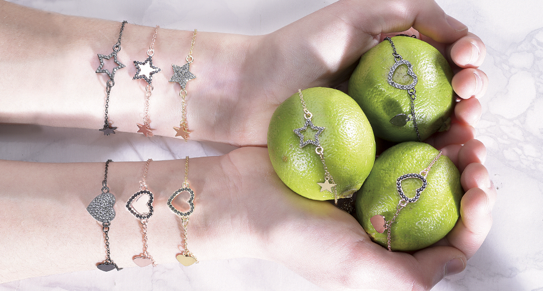 Bracciali cuore stella