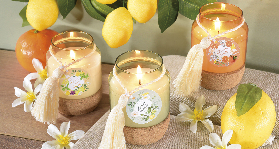 candele profumate estive