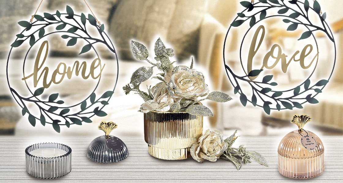 Tendenza Gold: home decor elegante
