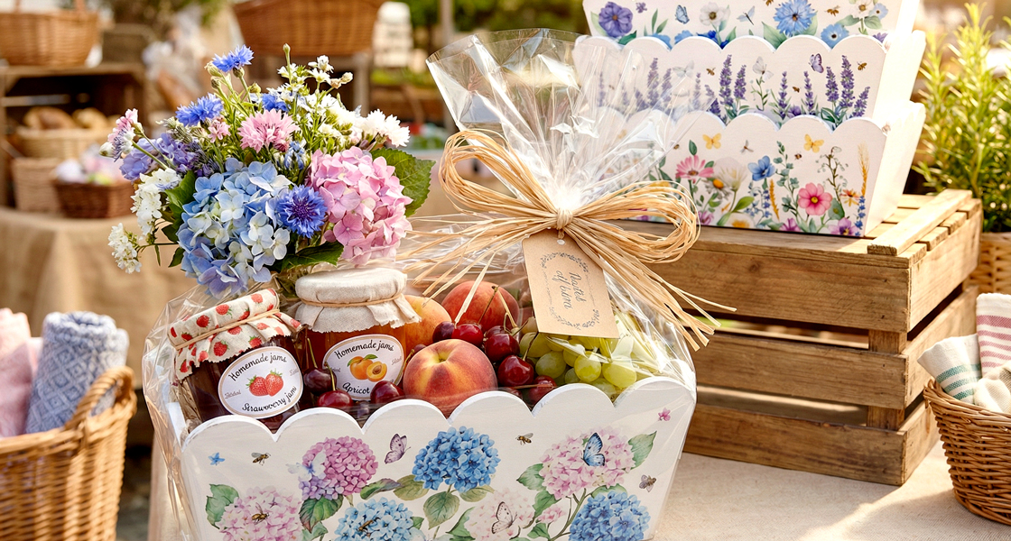 Cesto regalo estivo