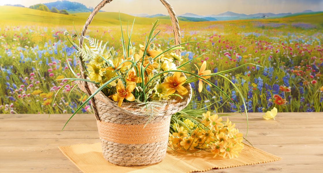 Cestini floreali primaverili