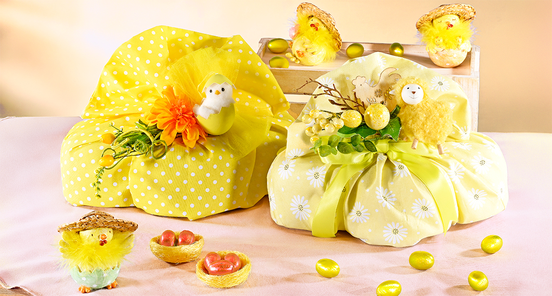 Borse e sacchetti per confezioni pasquali