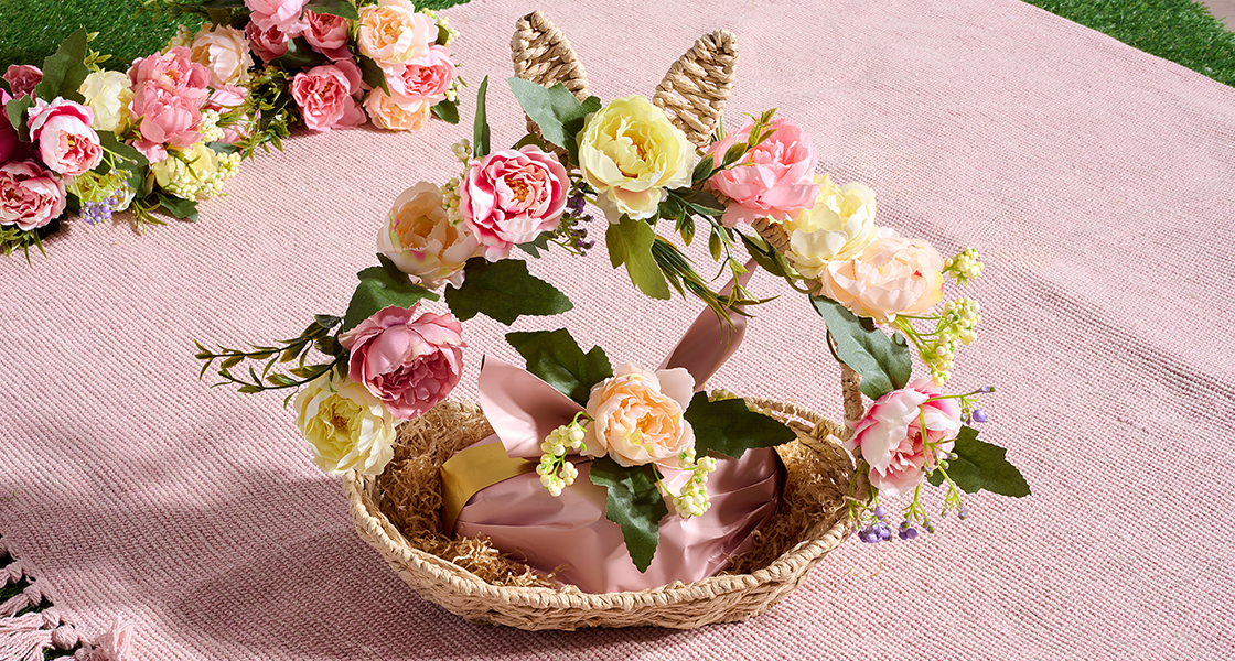 Cestini floreali pasqua