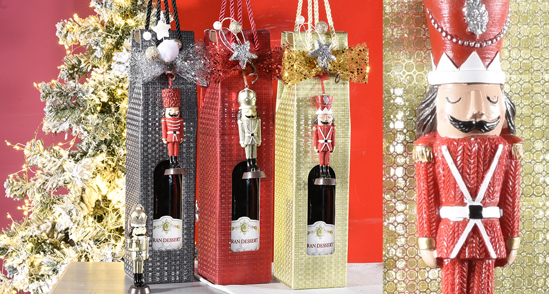 Bottiglia regalo di Natale
