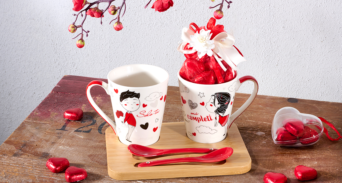 Tazze regalo per San Valentino