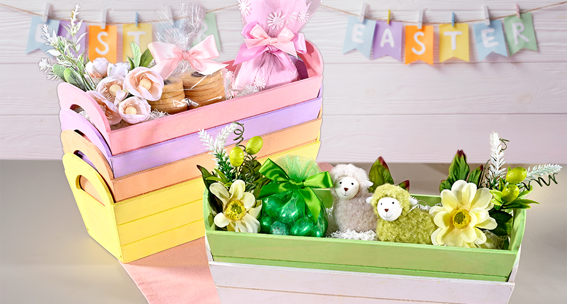Paniers cadeaux de Pâques
