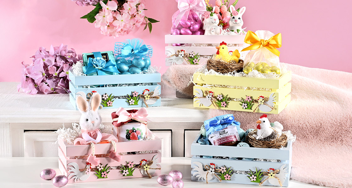 Paquets de paniers de Pâques