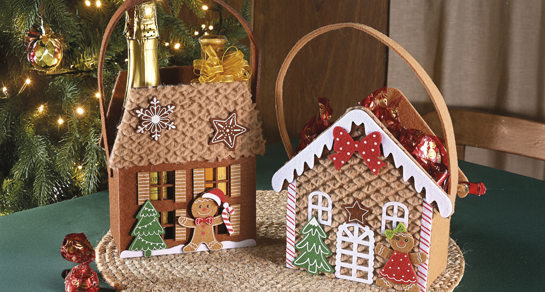 Paniers de Noël en pain d'épices