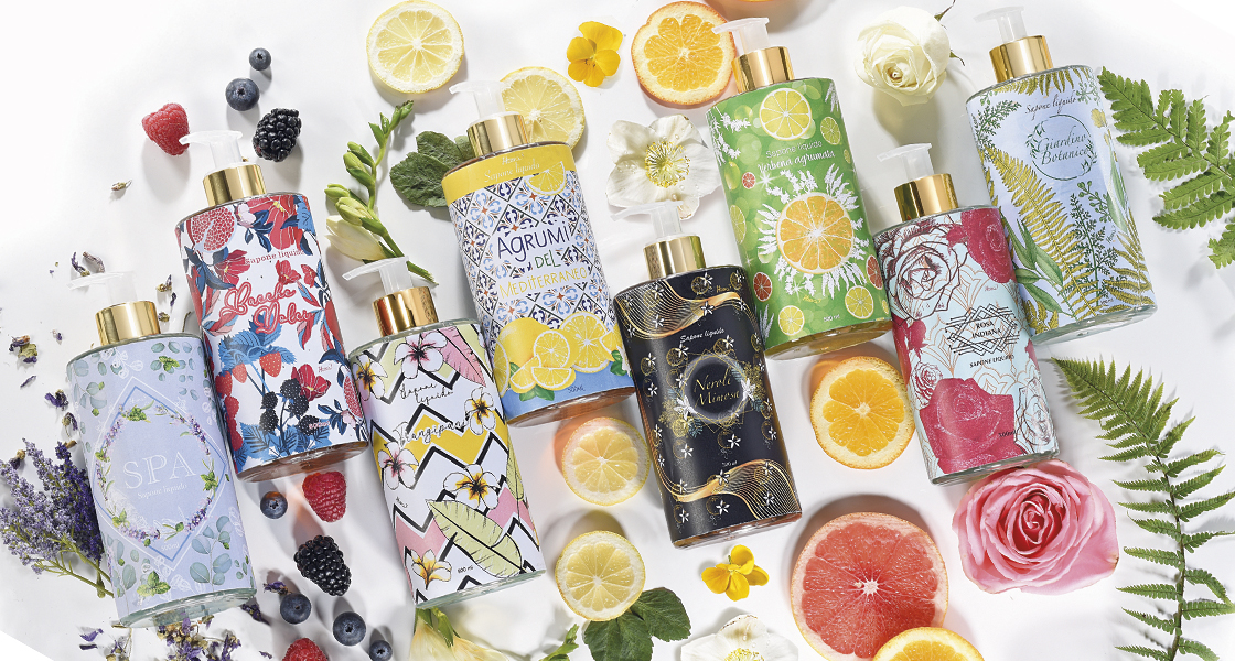 Savon liquide 14zero3 fabriqué en Italie :