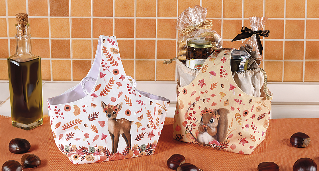 Sacs cadeaux d'automne