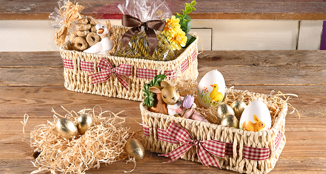 Paniers cadeaux de Pâques