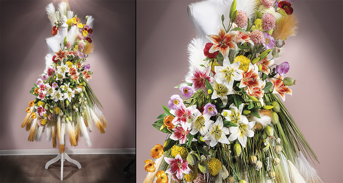 how to set up a spring window display