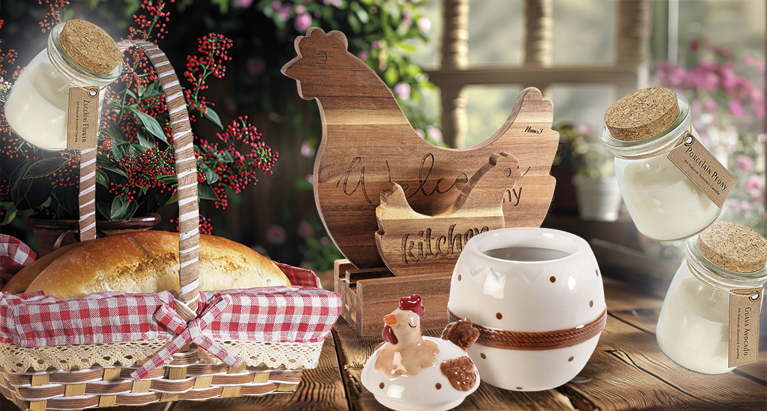kitchen cutting boards and baskets