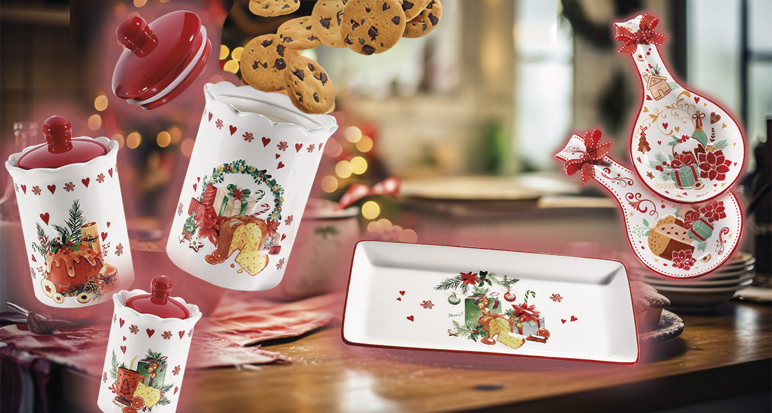 Christmas kitchen ceramics